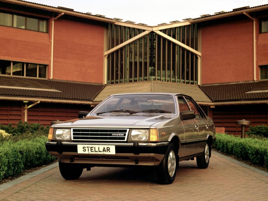 Hyundai Stellar 1983 года выпуска для рынка Великобритании и Ирландии